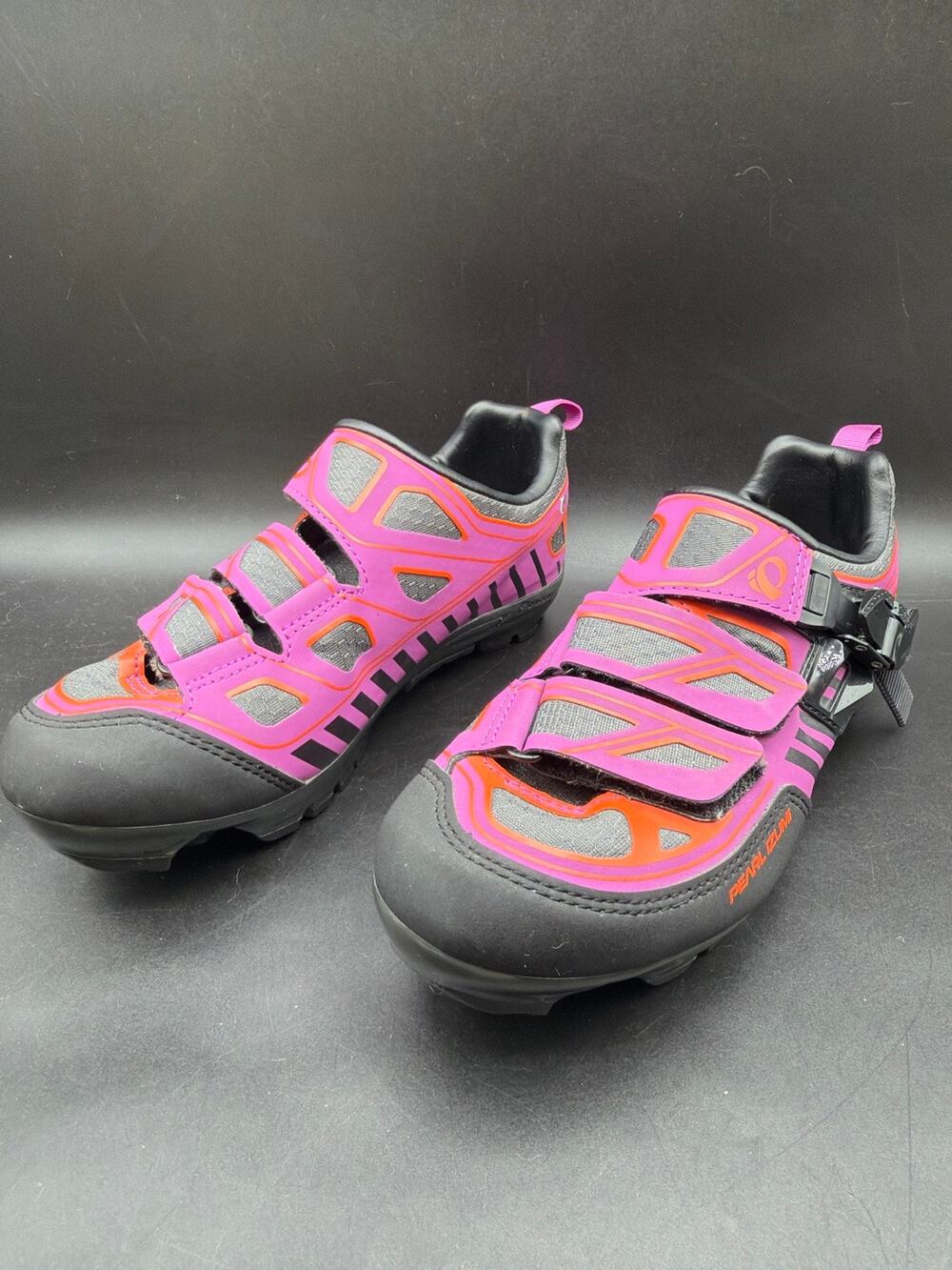 Pearl Izumi EM Road N2 v3 Womens Running Shoes US 9 Gray Purple Orange Athletic